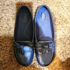 Clark's.  Ashland Bubble Size 12 Navy Blue